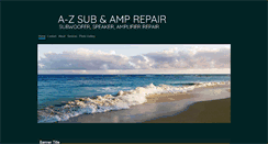 Desktop Screenshot of a-zsubandamprepair.com